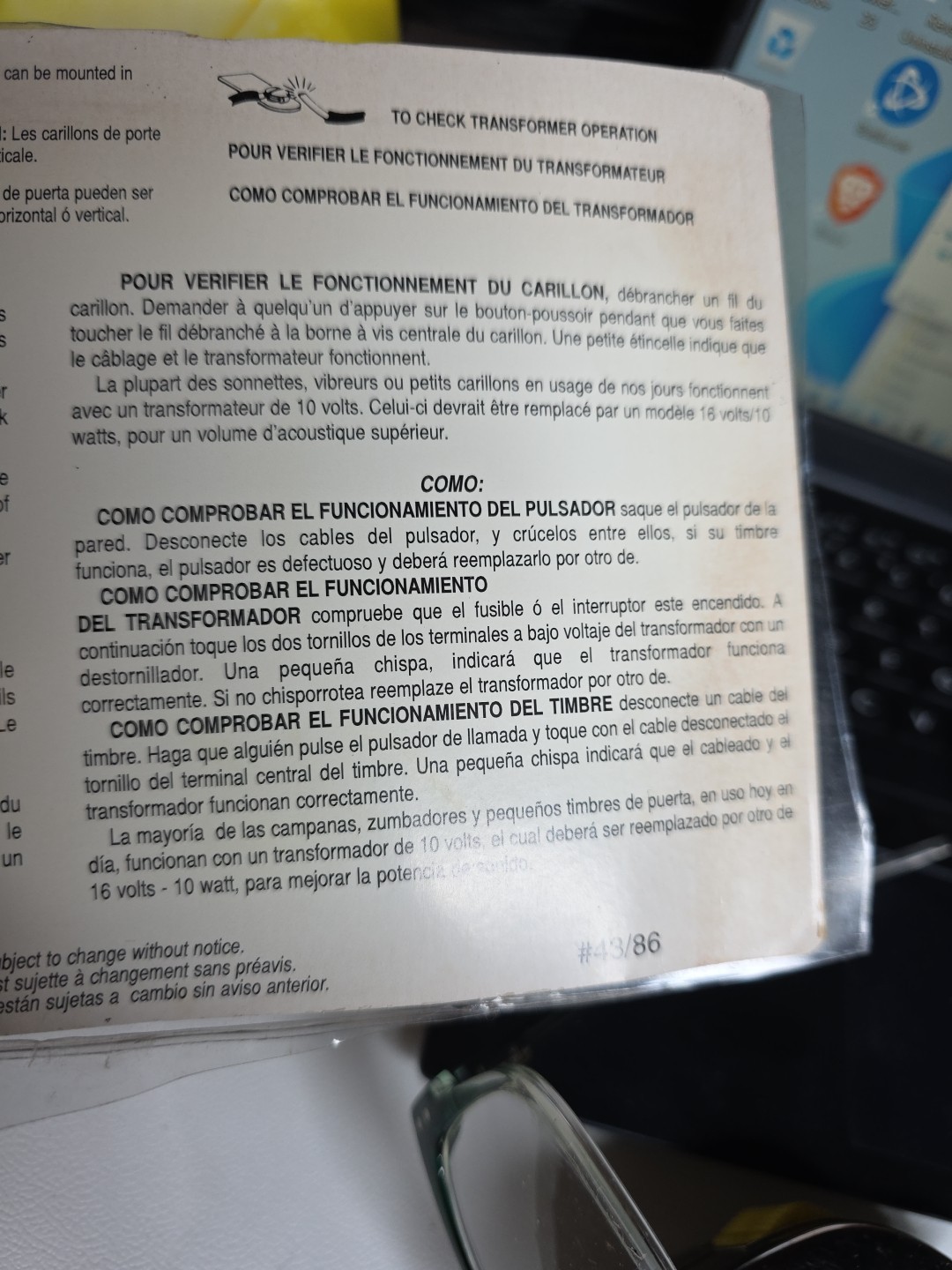 Heath Zenith Wired Solid Wood Door Chime, 2 Note Front Door, 1 Note Back Door