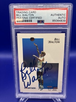 1992 Courtside Flashbacks Bill Walton Signed Auto Autograph PSA DNA AUTHENTIC