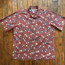 Vintage Reyn Spooner Hawaiian Shirt Men s XL Red Floral