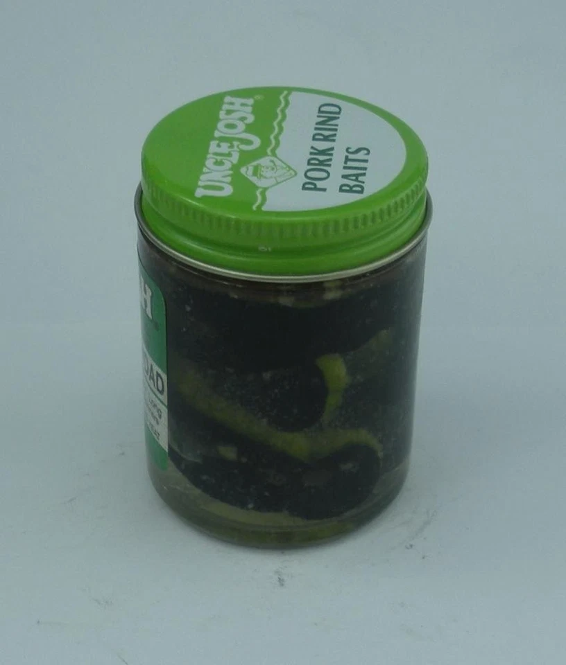 Uncle Josh 34A-BKCH Pork Rind Crawdad Black Chartreuse - Изображение 2 из 3