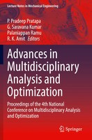 Advances In Multidisciplinary Analysis And Optimization | Pratapa (U. A.) | Buch