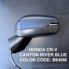 NEW CANYON BLUE mirror fits 2023-2026 Honda CR-V Driver Left side LX