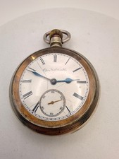 Antique Elgin Watch Co. Grade 73 Model 5 18s 7j Pocket Watch 1889, Running