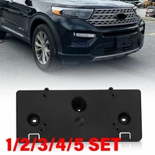 License Plate Bracket Front License Plate Holder For 16-17 Ford Explorer 1-5SET