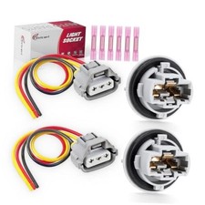 90075-60060 Front Turn Signal Light Socket 3Pin Plug Pigtail Harness Fit for