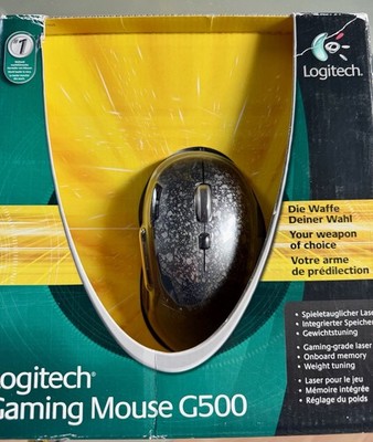 Gaming Mouse Logitech G500 - Desktop Maus USB, 200   5.700 DPI mit Zubehör & OVP