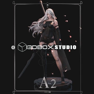 A2 Type 3D Printing Unassembled Unpainted Resin Kits Garage Kits