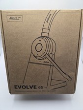 Jabra Evolve 65 TE Wireless Headset w/ Charging Stand Open Box - Tested