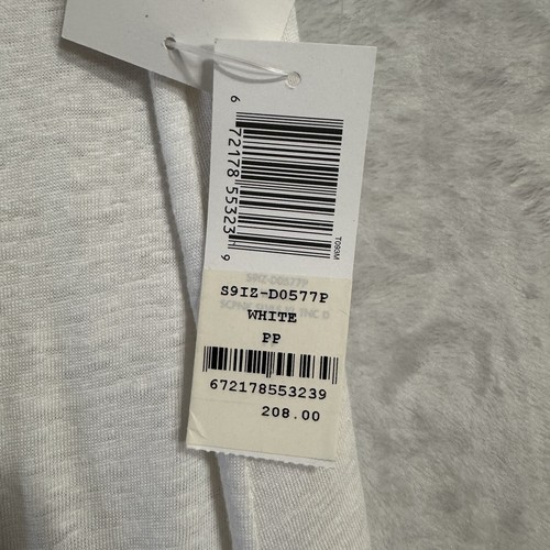 NEW EILEEN FISHER 100% Linen Jersey Tunic Tank Size PP White Dress Minimalist - Picture 6 of 14