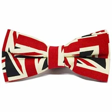 Union Jack Bow Tie, Mens Bowtie, Great Britain Bow Tie 