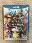Super Smash Bros. (Wii U, 2014) COMPLETE disk/case/manual Excellent