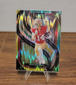2024 Panini Select Premier Level Ricky Pearsall Green/Yellow Shock Prizm #285 RC