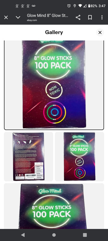 Glow Mind Glow Sticks - Pack of 100