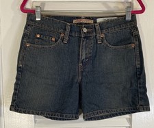 Levi  s 515 Jean Shorts Classic Stretch Denim Women's Size 6 Inseams 5  Red Tab