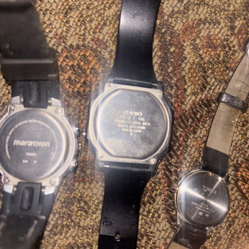 Lot Of 3 Watches - Timex Casio And Marathon - Picture 6 of 9