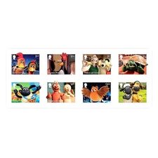 GB 2022 SC 4284-4291 WALLACE & GROMIT AARDMAN ANIMATION MNH SELF-AD VF