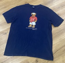 1990s Y2K Polo Bear T SHIRT Ralph Lauren GRAPHIC Cotton Tee ICONIC / Men  s Large