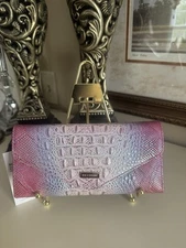 Brahmin MULTI SUNDIAL Leather VERONICA Envelope Wallet NWT