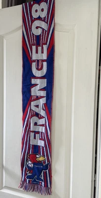 Écharpe Équipe De France 1998 Coupe Du Monde Mascotte Footix - Photo 1/4