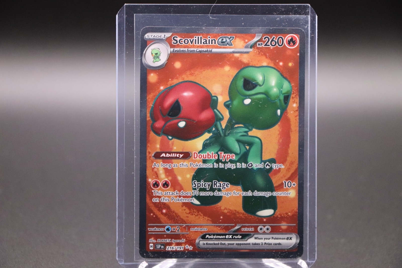Scovillain ex 216/191 Sv08: Surging Sparks Holo