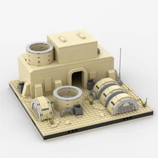 Hot Sale Modular Building: Power Station on Tatooine Desert 752 Build Moc
