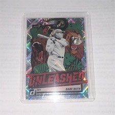 Panini Donruss 2021 Unleashed Diamond Babe Ruth UNL3 Yankees Baseball Card