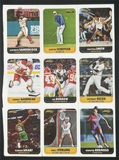 2022 SI Kids Uncut Sheet Burrow Scheffler Gaudreau RC Panel Sports Illustrated