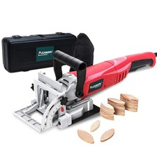 Biscuit Cutter Plate Joiner 8.5 Amp With No. 0 Wood 30 Pcs No. 10 Wood 30