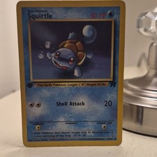 1ST EDITION 1999 SQUIRTLE 68/82 Wizards of the Coast Team Rocket CCG TCG