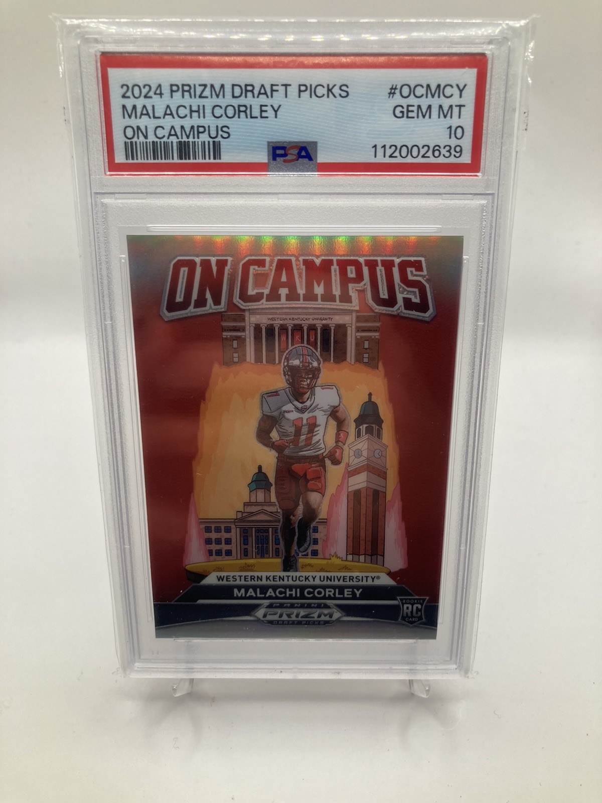 Malachi Corley Panini Prizm Draft Picks on Campus #OCMCY Base