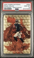 🔥2022 National Convention Malik Willis Gold /10 (RC) Dolphins 🔥 INVEST