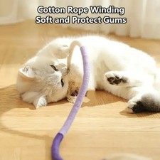 Natural Cotton Cat Chew Toys ? Dental Rope with Catnip ? UK ???