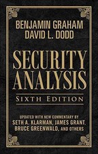 Security Analysis, Sixth - Hardcover, by Graham Benjamin; Dodd - Very Good