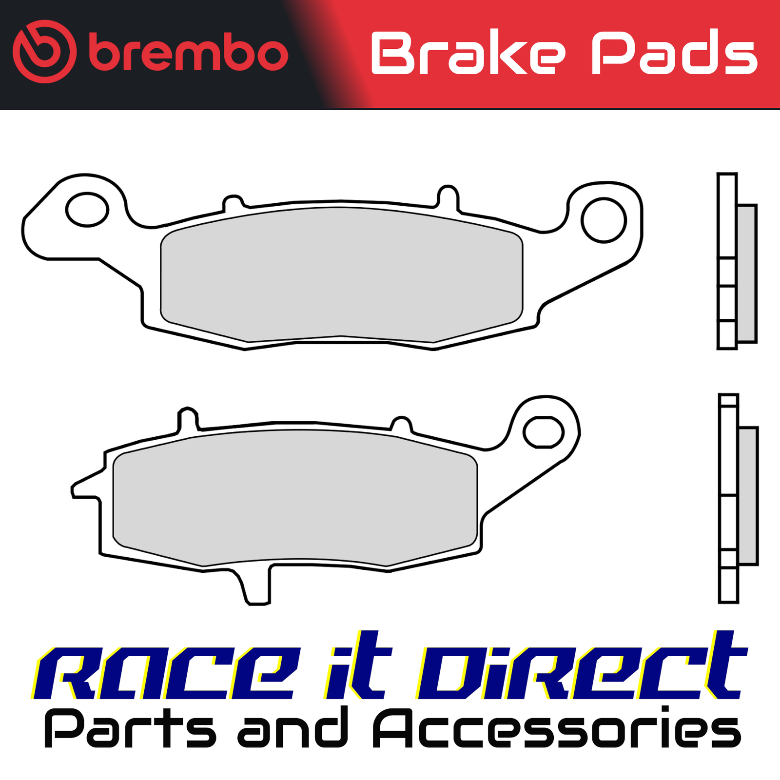 Brake Pads for SUZUKI C 800 LC 2017 Front Sinter Street Brembo