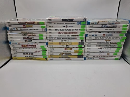 Wii Game Lot 45 Game Lot Sims Lego Star Wars Atv Pokken Wii U Nintendo Monster
