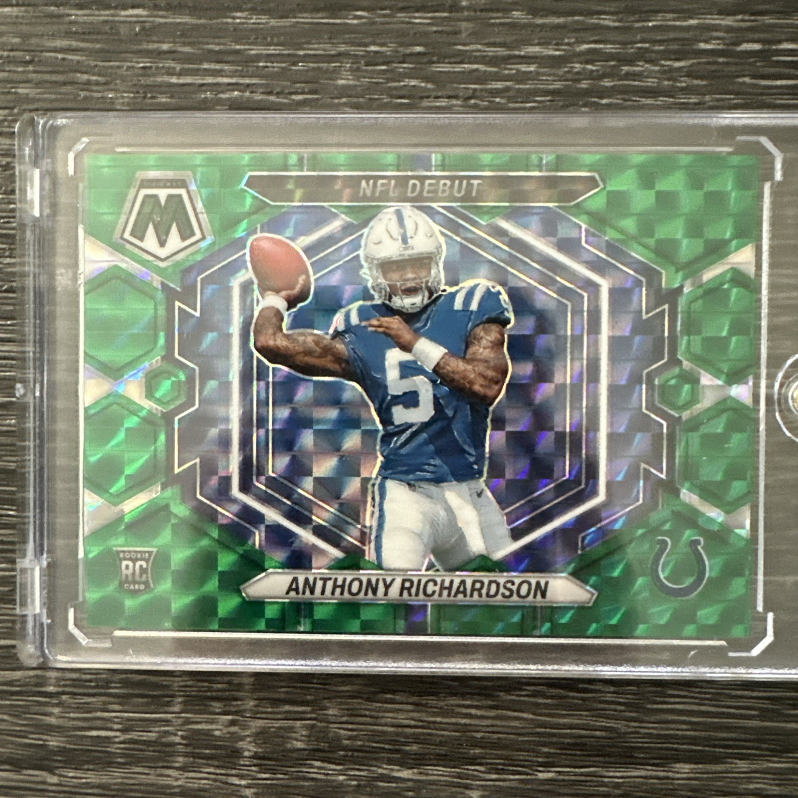 2023 Mosaic Anthony Richardson RC Green NFL Debut #ND-5 Colts