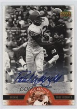 2005 Upper Deck NFL Legends Legendary Signatures Paul Warfield Auto HOF pu3