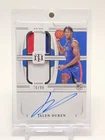 JALEN DUREN 2022-23 NATIONAL TREASURES RPA PATCH AUTO /99 PISTONS Q1300