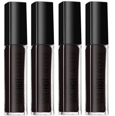 4 x Maybelline Vivid Hot Lacquer Lippenlipgloss 82 Slay It 7,7 ml