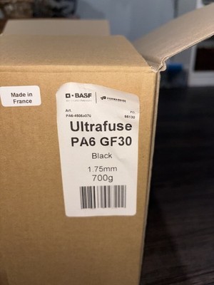 BASF Ultrafuse PA6 GF30 [Black] 3D Printer Filament 1.75mm 700g Unopened
