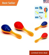 Brightly Colored Maracas for Kids - Set of 2, Perfect First Instruments