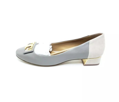 Tory Burch GIGI 20 mm rund geschnitten flach grau taupe Damen US 8 - Bild 8 von 12