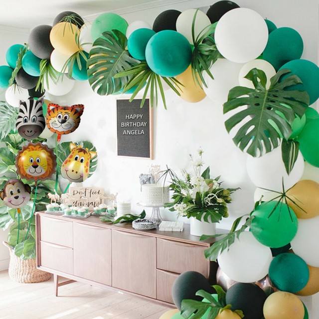 African Safari Assorted Animal Prints Colorful Balloon Party