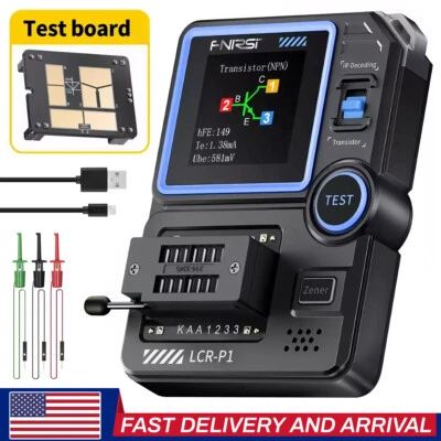 FNIRSI LCR-P1 Transistor Tester Diode Triode Capacitance Meter PNP SMD LCR NPN