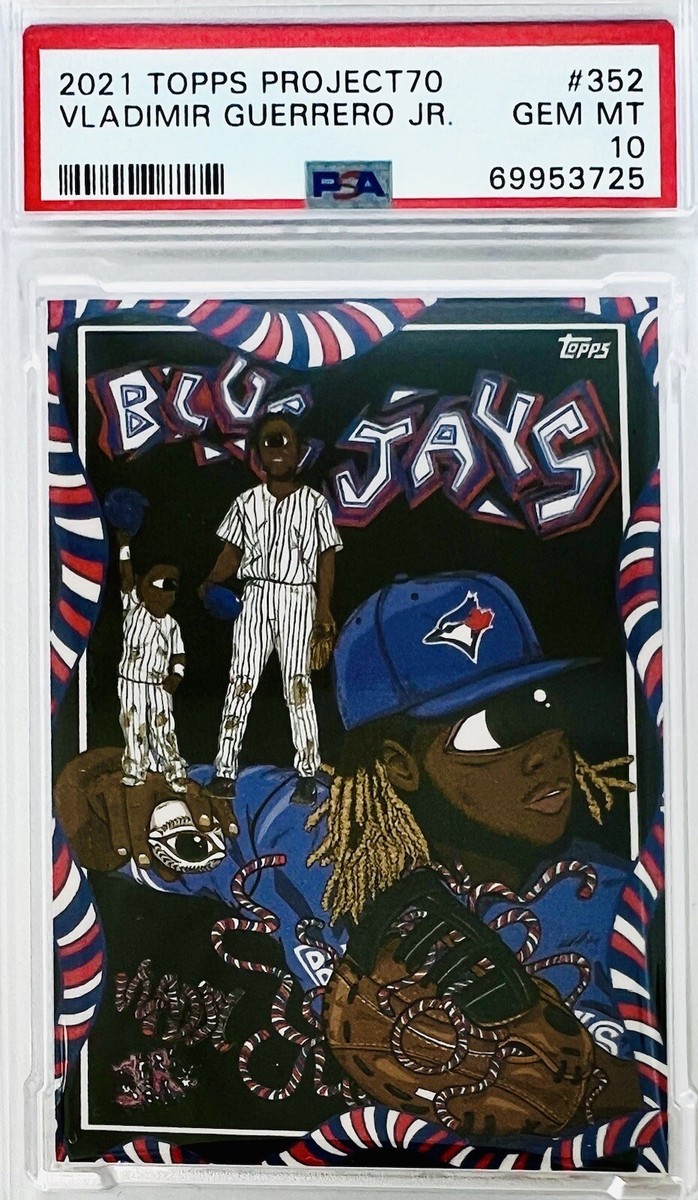 2021 Topps Project 70 Vladimir Guerrero Jr. By Distortedd #352 PSA