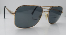 Vintage Charmant 4123 Gold Pilot Metal Sunglasses Japan FRAMES ONLY