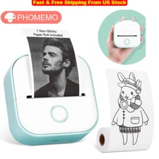 Phomemo T02 Mini Printer Pocket Machine Printer for Pictures Photos Journals DIY