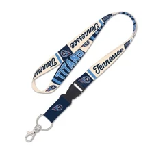 TENNESSEE TITANS RETRO LOGO LANYARD DETACHABLE BUCKLE NEW WINCRAFT 👀