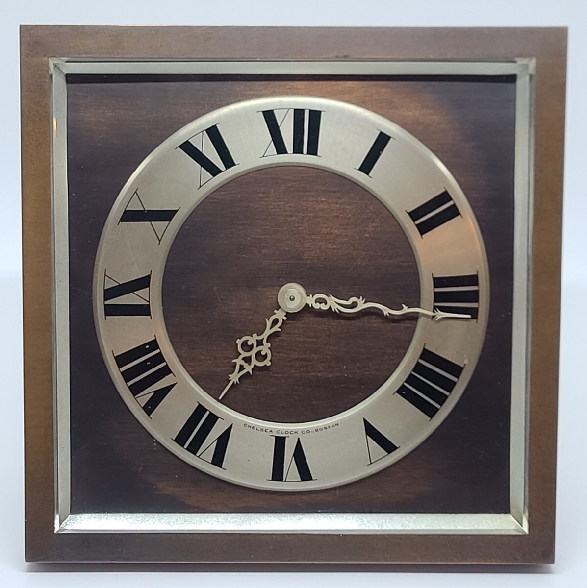 Antique Working 1927 CHELSEA Bronze Art Deco Mantel Shelf Desk