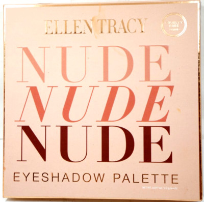 Ellen Tracy Nude Nude Nude  16 Color  Eyeshadow Palette - NEW In Box With Mirror